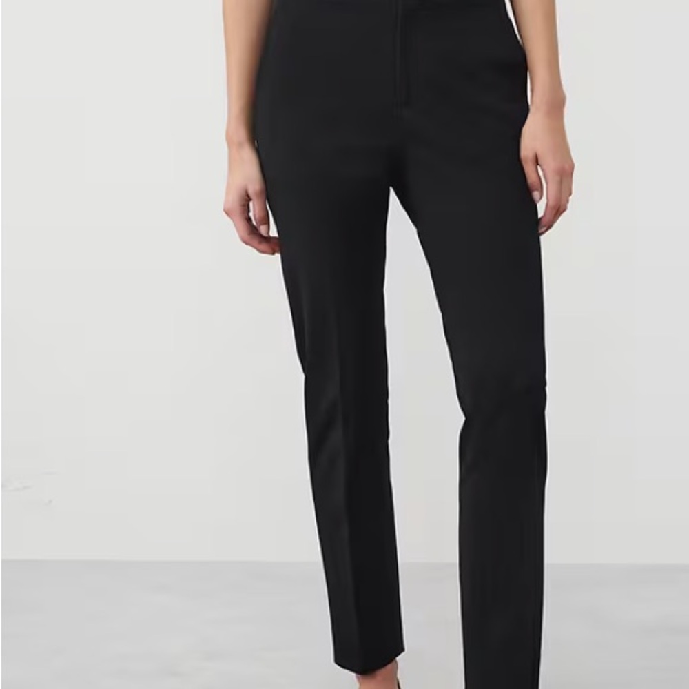 Banana Republic Sloan Black Straight Leg Pants